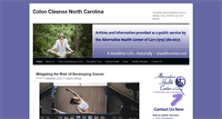Desktop Screenshot of coloncleansenc.com